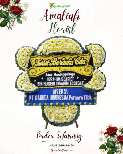 Papan Bunga Duka di Koncang